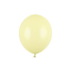 100 stk. Latexballoner pastel gul 12" - Perfekt til festdekoration & ballongas