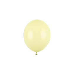 100 stk. Latexballoner pastel gul 5" - Perfekt til dekoration & ballonkunst