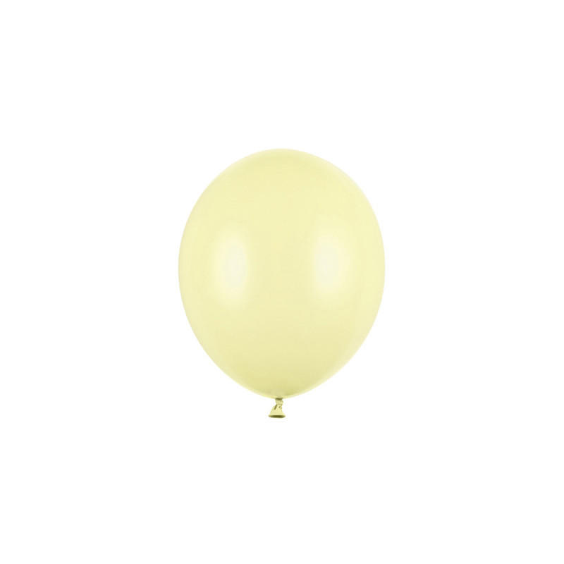 100 stk. Latexballoner pastel gul 5" - Perfekt til dekoration & ballonkunst