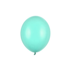 50 stk. Latexballoner lys mintgrøn 10" - Perfekt til festdekoration og heliumbrug