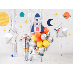 50 stk. Chrome latex balloner sølv 12" - Skinnende spejleffekt til bryllup & fest