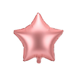 Rose guld Stjerne 19" folieballon