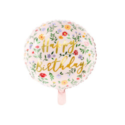 Happy Birthday 18" - pink folieballon