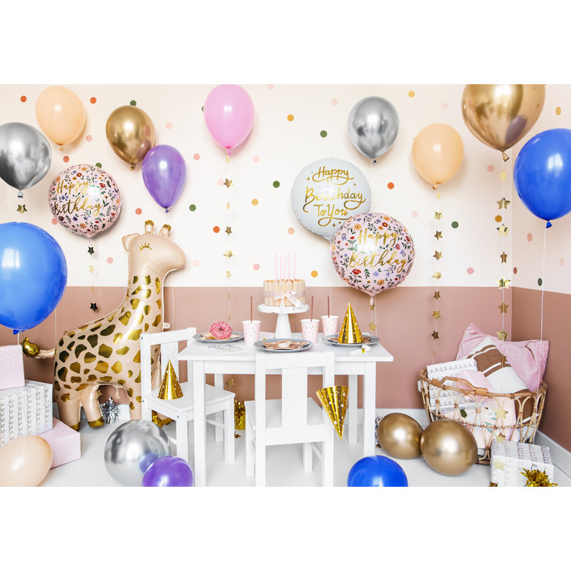 Happy Birthday 18" - pink folieballon