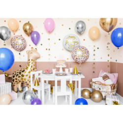 Happy Birthday To You 18" - hvid folieballon til helium eller luft