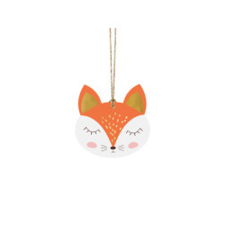 12 stk. skovtema gave tags med guld snor i forskellige designs og farver til alle anledninger