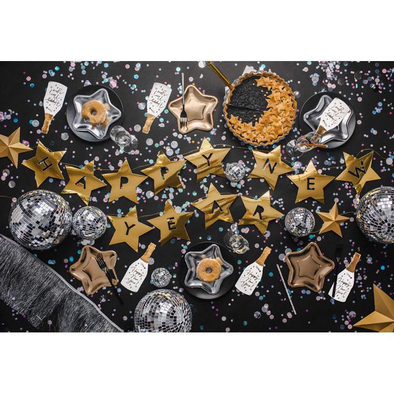 Napkins Champagne, mix, 7x19 cm (1 pkt / 20 pc.)