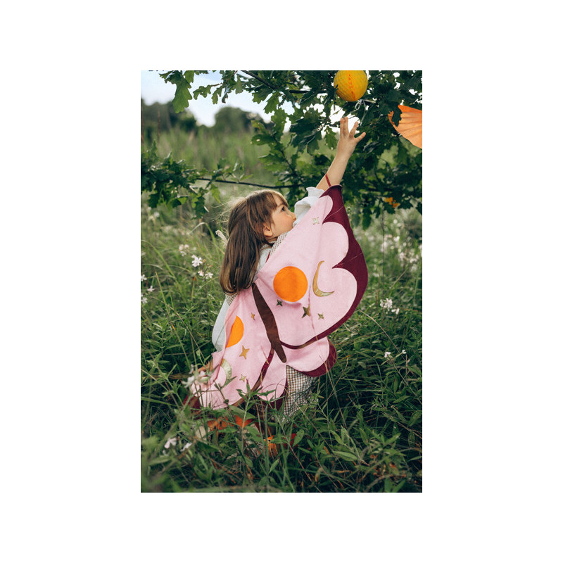 1 stk. Sommerfuglevinger til pigeudklædning, farvemix, 3-7 år, letvægts materiale