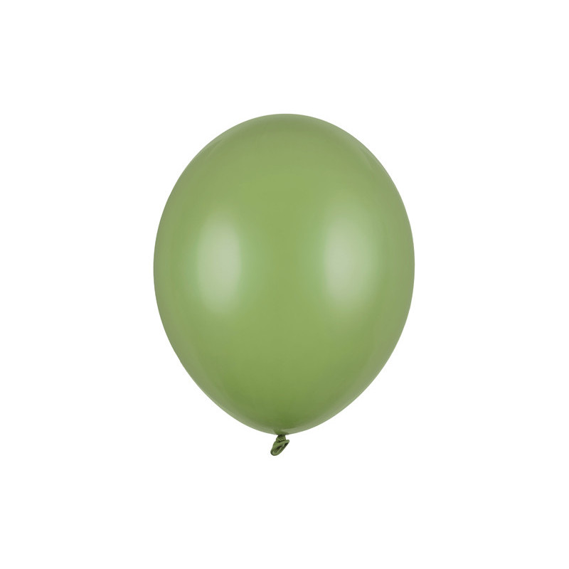 50 stk. Latexballoner pastel rosmarin grøn 12" - Perfekt til festdekorationer