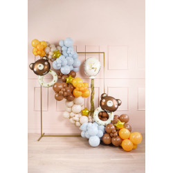 100 stk. Balloner pastel honningfarve 23 cm - Stærke og elegante til festligheder