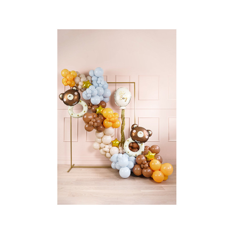 100 stk. Balloner pastel honningfarve 23 cm - Stærke og elegante til festligheder