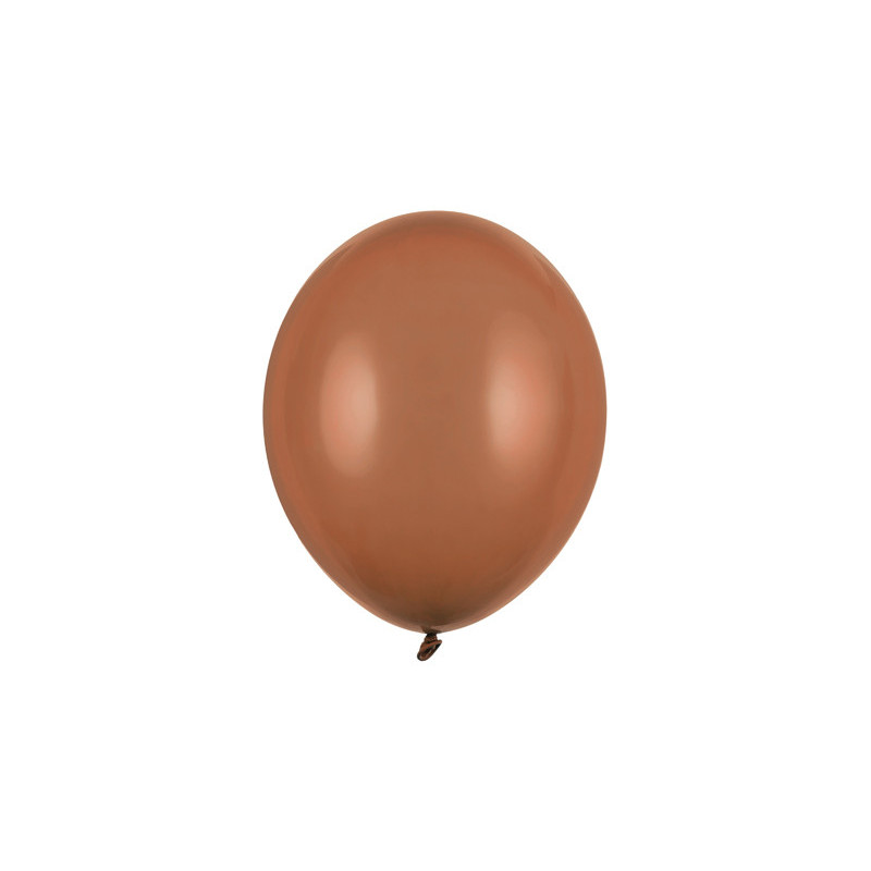 100 stk. Balloner pastel mocca 23 cm – Stærk latex til bryllup & festpynt