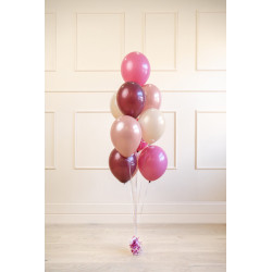 10 stk. Luksus Latexballoner Pastel Alabaster Blandede Størrelser – Nem Heliumopfyldning