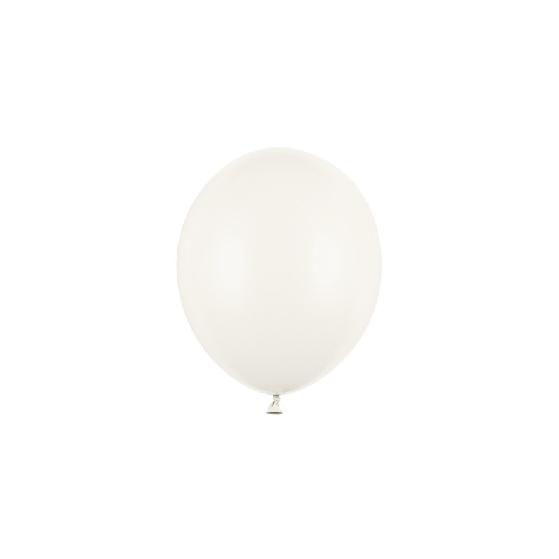 100 stk. Latexballoner pastel råhvid 12 cm - Perfekt til festlige begivenheder