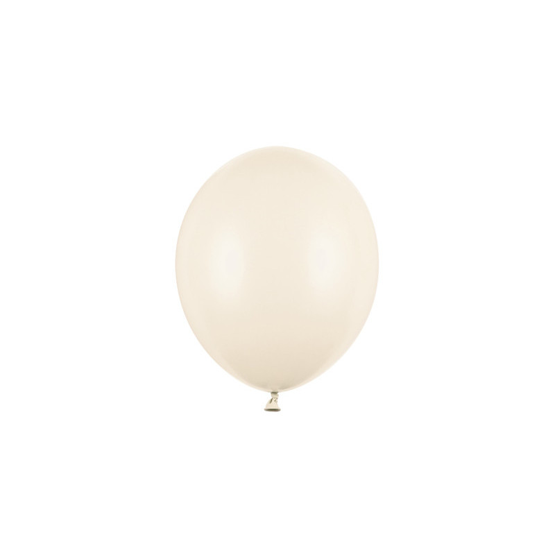 100 stk. Latexballoner pastel lys råhvid 5" – Perfekt til festlige begivenheder