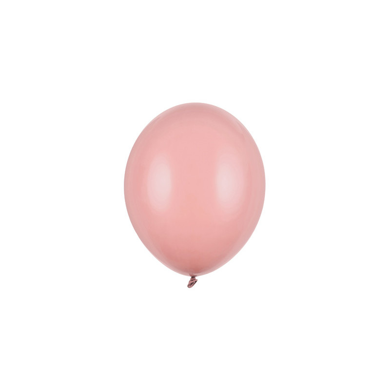 100 stk. Latexballoner mørk støvet rose 12 cm – Perfekt til fest & dekoration
