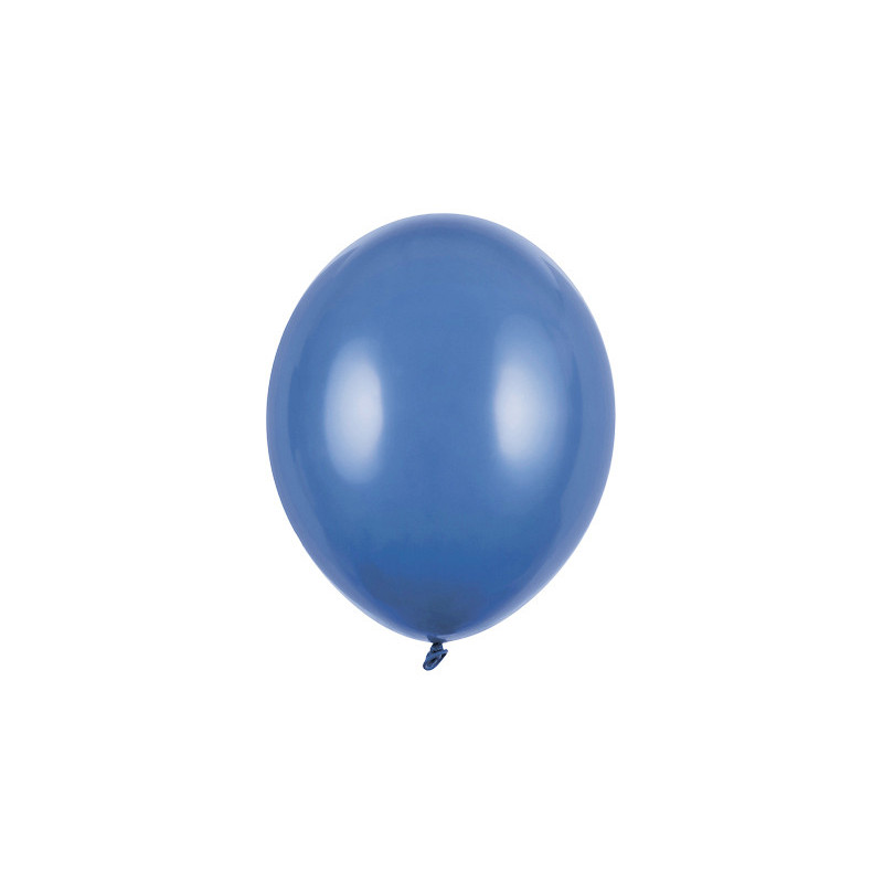 100 stk. Balloner pastel marineblå 23 cm - Elegant og miljøvenlig festdekoration