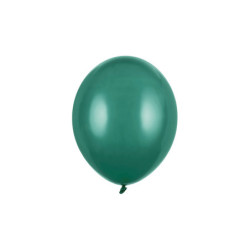 100 stk. Latexballoner pastel flaskegrøn 27 cm – Elegant og miljøvenlig festdekoration