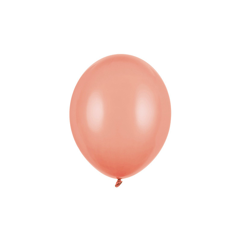 10 stk. Strong Balloons pastel fersken balloner 27 cm - Perfekt til bryllup & fest