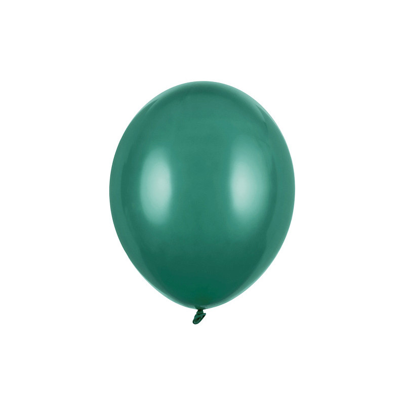 10 stk. Latexballoner pastel flaskegrøn 30 cm – Holdbare & Miljøvenlige til Festdeko