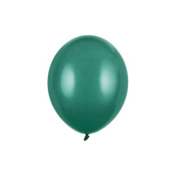 50 stk. Balloner pastel flaskegrøn latex 30 cm - Elegant og miljøvenlig festpynt