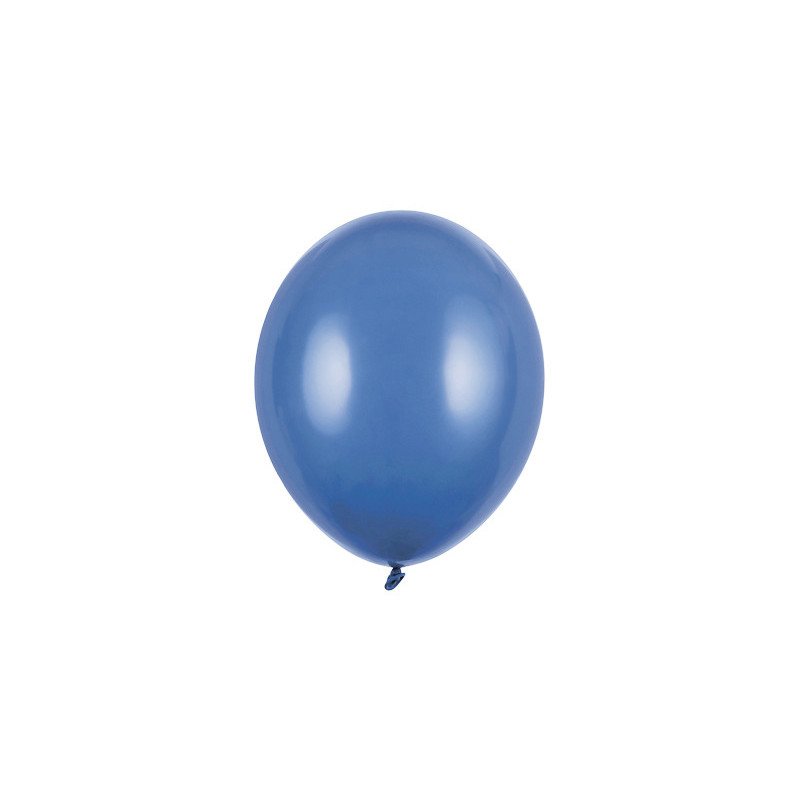 100 stk. Balloner pastel marineblå latex 12 cm – Stærk & Miljøvenlig Festdekoration