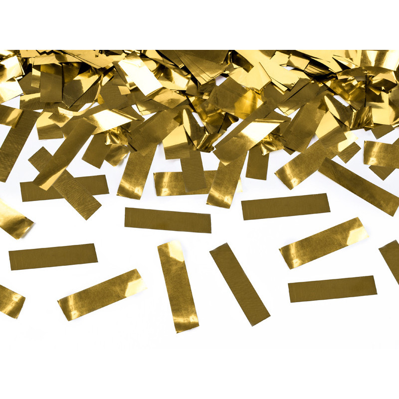 Konfettirør Guld farver Metallic streamers 28 cm – til magiske festmomenter