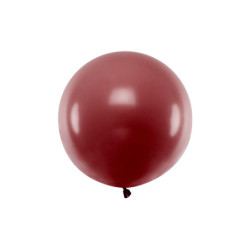 1 stk. Kæmpe ballon bordeaux 60 cm – Elegant festdekoration til bryllup & fødselsdag