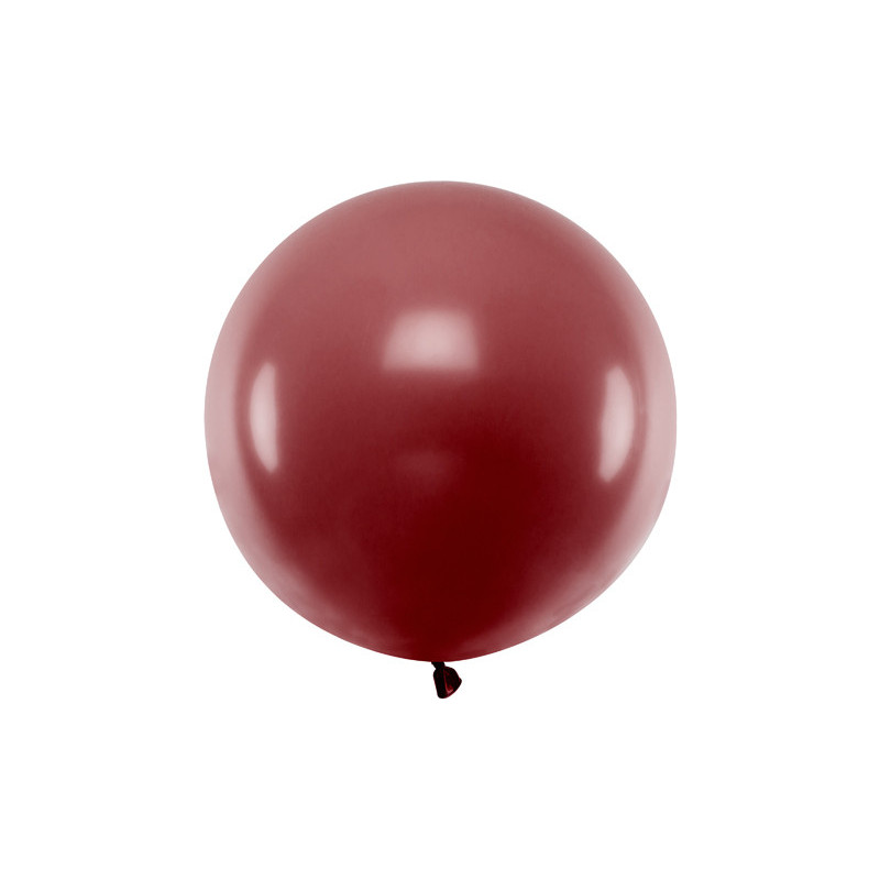 1 stk. Kæmpe ballon bordeaux 60 cm – Elegant festdekoration til bryllup & fødselsdag