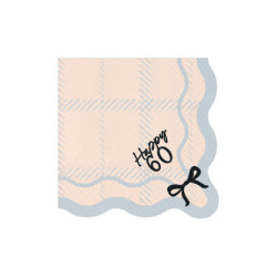 Happy 60 Napkins, 33x33 cm, mix (1 pkt / 12 pc.) Happy 60 Napkins, 33x33 cm, mix (1 pkt / 12 pc.)