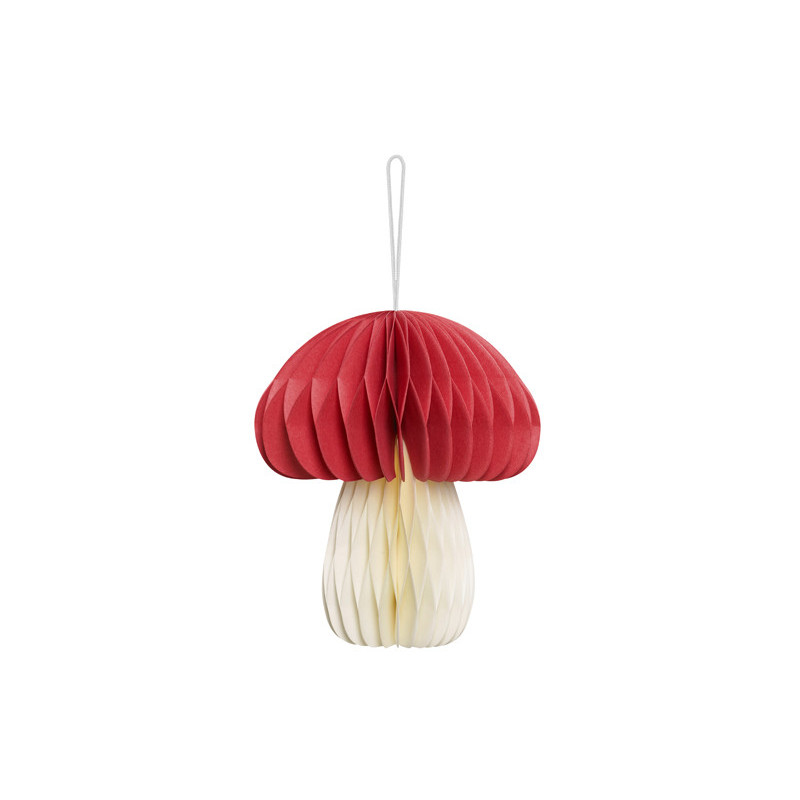 Honeycomb paper decoration Mushroom, 12.5 cm, mix Honeycomb paper decoration Mushroom, 12.5 cm, mix