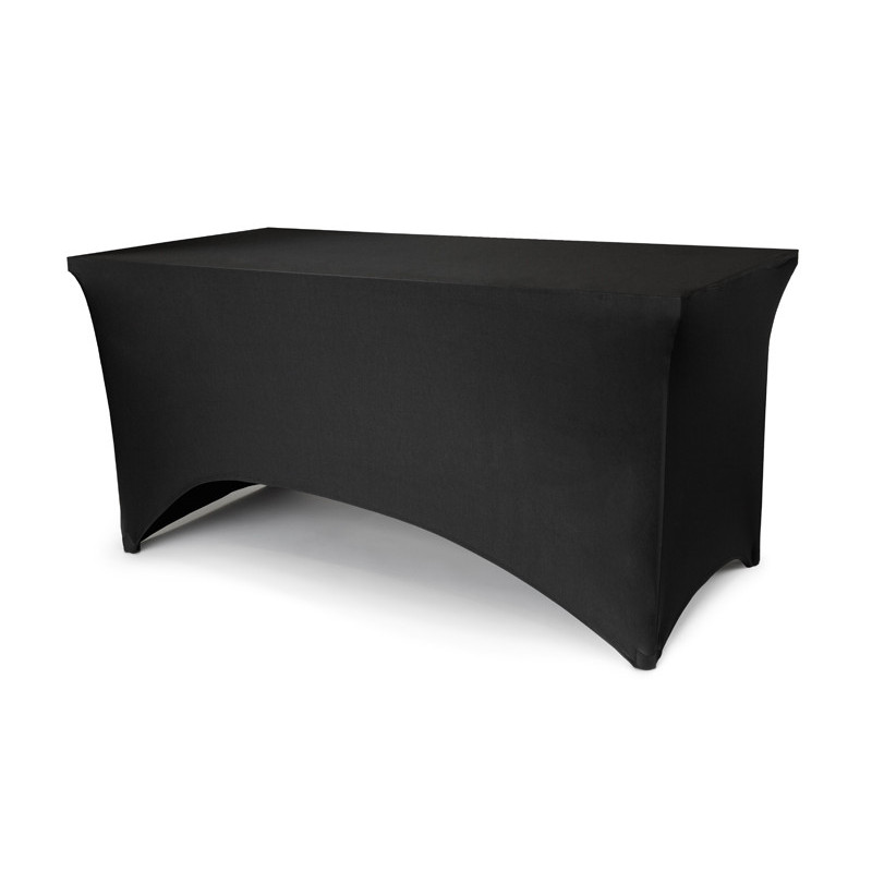 Banquet table cover, 183x76x74 cm, black