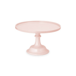 Lyserød Dessertfad på Pedestal 24 cm – Elegant Festbord Dekoration til Enhver Anledning