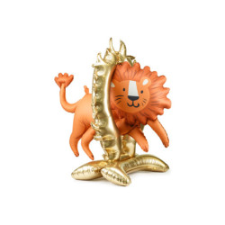 Standing foil balloon Lion, 97x97 cm, mix