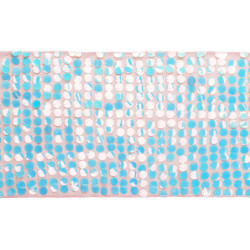 Sequin Table Runner, iridescent, 0.3x2.13m