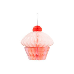 Cupcakedekoration Bikage 20 cm farverig papir – Perfekt til festlige cupcakes