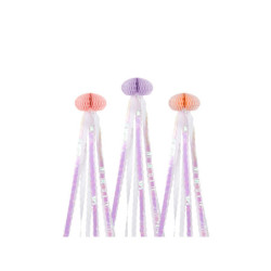 Tissue paper decorations Medusa, mix, 15,5x22,5cm (1 pkt / 3 pc.)