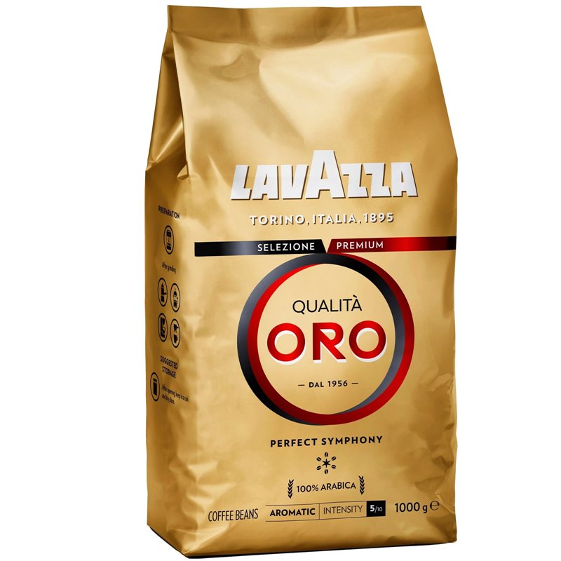 Lavazza Qualità Oro 1 kg Kaffebønner – En Fyldig og Aromatisk Kaffeoplevelse Lavazza Qualità Oro 1 kg Kaffebønner – En Fyldig og Aromatisk Kaffeoplevelse