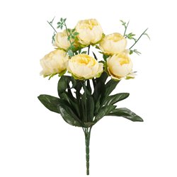 1 stk.&nbsp;P&aelig;on buket i Elegant Kunstig Gul &ndash; 31 cm Tidl&oslash;s Sk&oslash;nhed til Dit Hjem