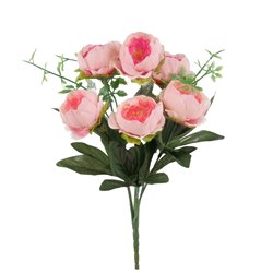 1 stk.&nbsp;P&aelig;on buket i Elegant Kunstig Creme &ndash; 31 cm Tidl&oslash;s Sk&oslash;nhed til Dit Hjem