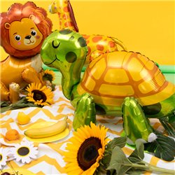 1 stk. Stående Folieballon Løve farverig 53x54 cm – Perfekt til Børnefest & Dyretema 1 stk. Stående Folieballon Løve farverig 53x54 cm – Perfekt til Børnefest & Dyretema