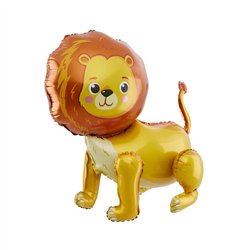 1 stk. Stående Folieballon Løve farverig 53x54 cm – Perfekt til Børnefest & Dyretema 1 stk. Stående Folieballon Løve farverig 53x54 cm – Perfekt til Børnefest & Dyretema