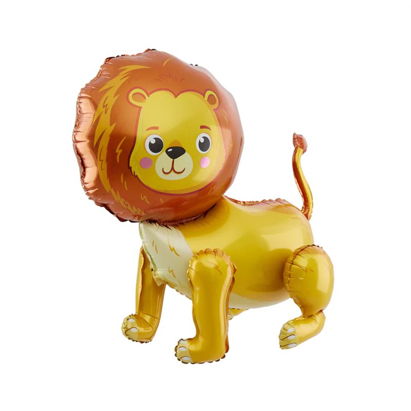 1 stk. Stående Folieballon Løve farverig 53x54 cm – Perfekt til Børnefest & Dyretema 1 stk. Stående Folieballon Løve farverig 53x54 cm – Perfekt til Børnefest & Dyretema