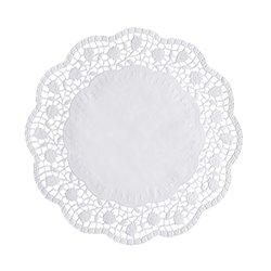 100 stk. Hvide Kagepapirer Ø 28 cm – Hygiejnisk elegance til enhver fest