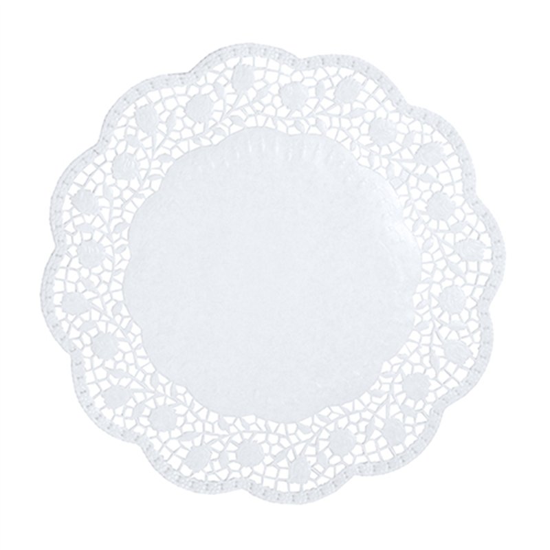 100 stk Hvide Runde Kagepapir / Fadpapir Ø 30 cm - Fødevaregodkendt 100 stk Hvide Runde Kagepapir / Fadpapir Ø 30 cm - Fødevaregodkendt