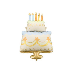 Foil Balloon Cake, 62x104 cm, mix Foil Balloon Cake, 62x104 cm, mix