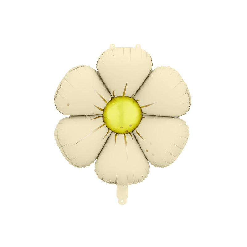 Foil balloons for Daisy garlands, diameter 65 cm, cream (1 pkt / 4 pc.)