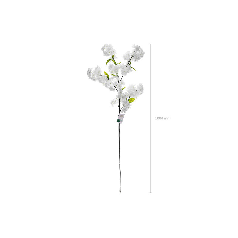 Artificial flower - Blooming Cherry, 97 cm, white Artificial flower - Blooming Cherry, 97 cm, white