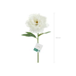 Artificial flower- Peony, 35 cm, white Artificial flower- Peony, 35 cm, white