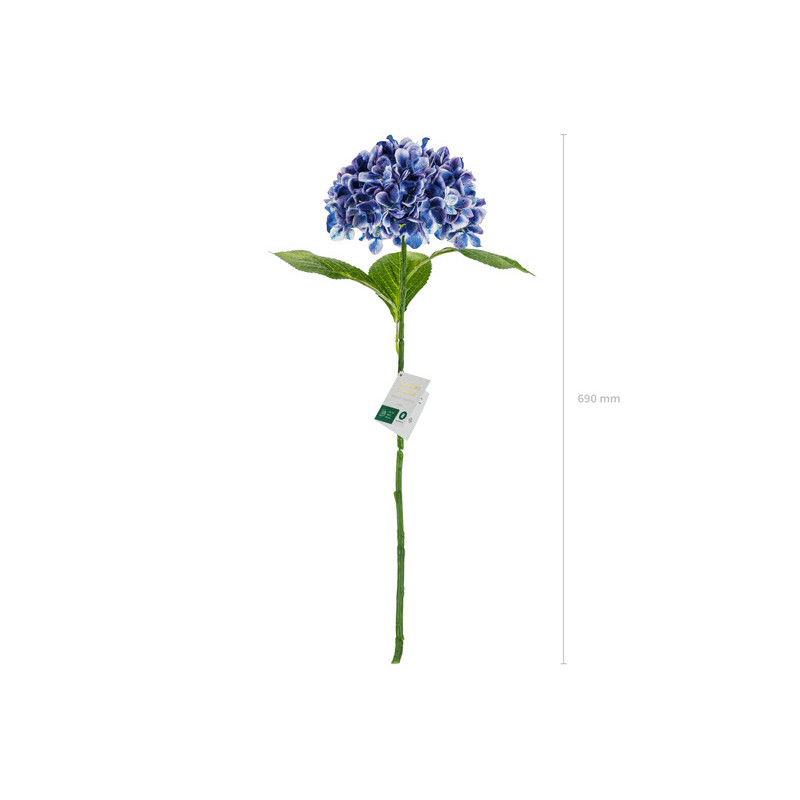 Artificial flower - Hydrangea Premium, 69 cm, navy blue Artificial flower - Hydrangea Premium, 69 cm, navy blue